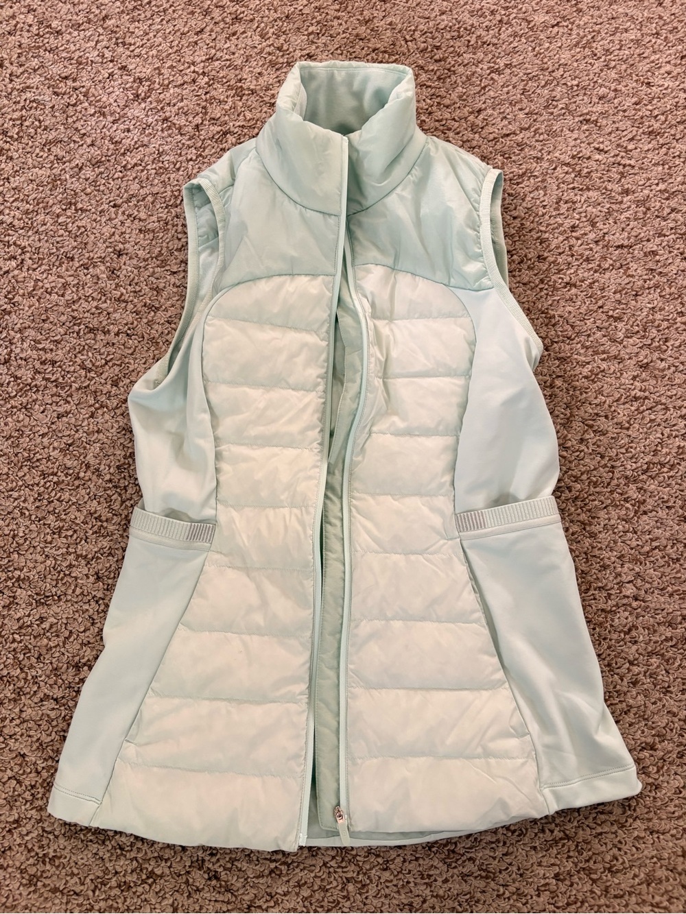 lululemon athletica Light Mint Quilted Vest